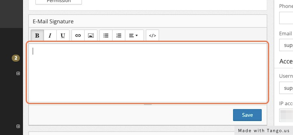 You can create your signature manually with the editor.