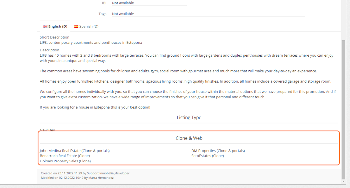 In any case, you can always check the Preview of each property to know how and with whom you are collaborating in this specific property.